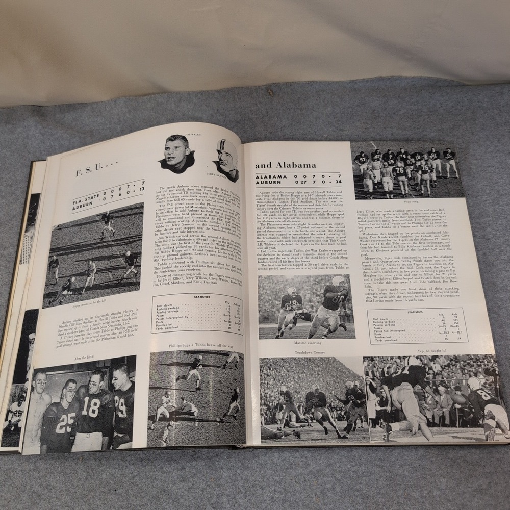 1957 Glomerata of Auburn Yearbook 10-0 Football AP Champions Shug Jordan - Picture 3 of 3